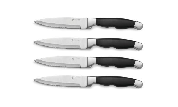 Outset Steakhouse Leveät Grilliveitset Ruostumaton Teräs 13 Cm 4 Kpl