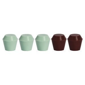 Oyoy Magu Magneetit Pale Mint / Aubergine 5-Pakkaus