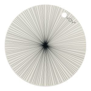 Oyoy Pöytätabletti Offwhite Ø39 Cm 2-Pakkaus