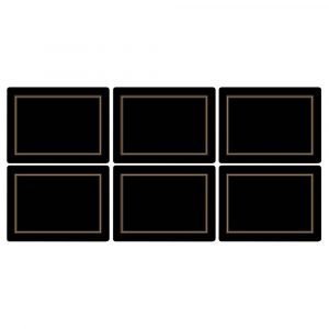 Pimpernel Classic Black Pöytätabletti 6-Pakkaus