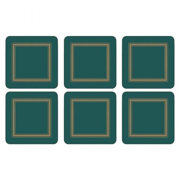 Pimpernel Classic Emerald Lasinalunen 6-Pakkaus