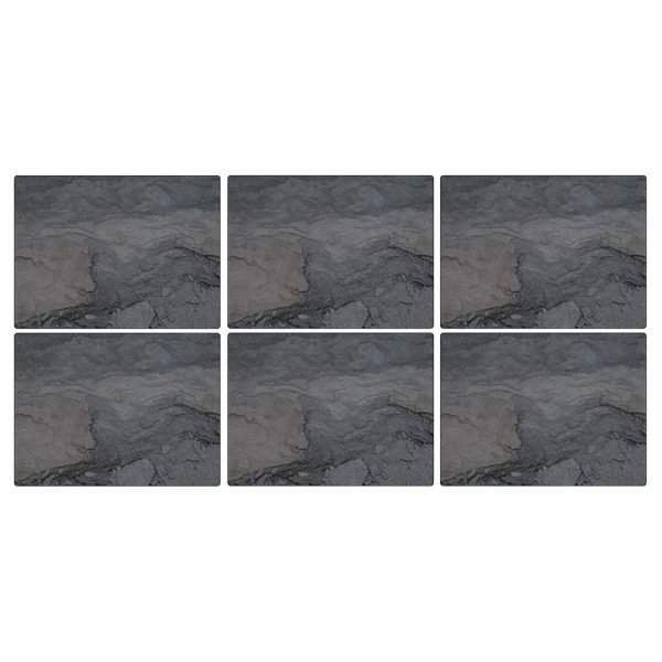 Pimpernel Midnight Slate Pöytätabletti 6-Pakkaus