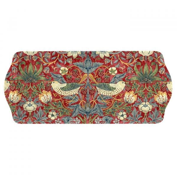 Pimpernel Strawberry Thief Tarjotin Punainen 38.5x16.5 Cm