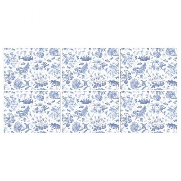 Portmeirion Botanic Blue Pöytätabletti 6-Pakkaus