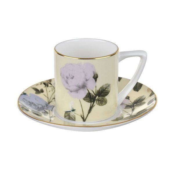 Portmeirion Ted Baker Rosie Lee Espressokuppi / Lautanen Lemon