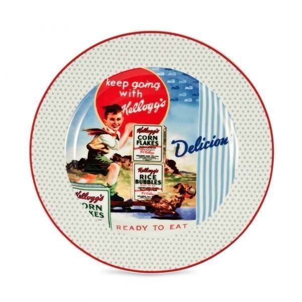 Portmeirion Vintage Kelloggs Lautanen 21 Cm 4-Pakkaus