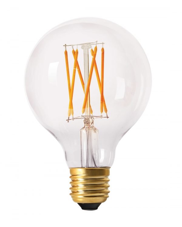 Pr Home Elect Led Lamppu Filament Globe 80mm. E27 280 Lm Kirkas
