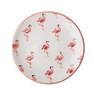 Rice Flamingo Print Asetti Keraaminen 21 Cm
