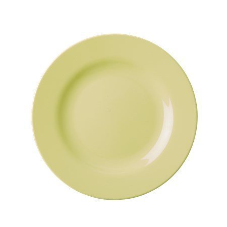 Rice Melamine Round Side Plate Pastel Yellow ø 20 cm