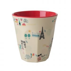 Rice Paris Print Muki Melamiini 9 Cm