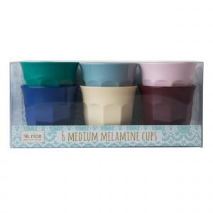 Rice Urban Colors Muki Melamiini 9 Cm 6 Kpl