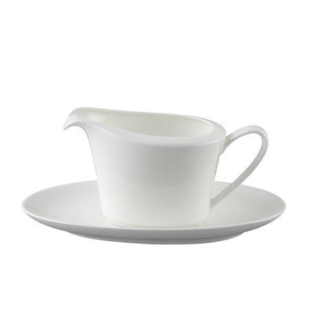 Rosenthal Jade Valkoinen Kastikannu alustalla 45 cl