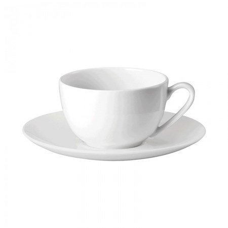 Rosenthal Jade Vit Cappuccino-kuppi ja aluslautanen