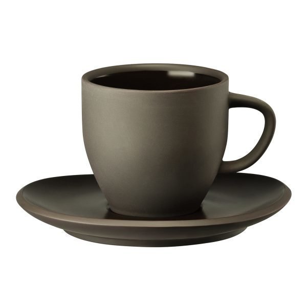 Rosenthal Junto Kahvikuppi Ja Lautanen Slate Grey 24 Cl