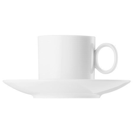 Rosenthal Loft Valkoinen Kahvikuppi lautasella