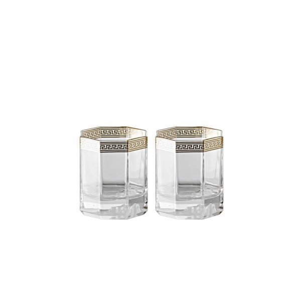 Rosenthal Versace Medusa D'or Whisky 17 Cl 2-Pakkaus