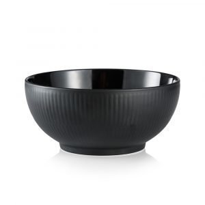 Royal Copenhagen Black Fluted Kulho 73 Cl