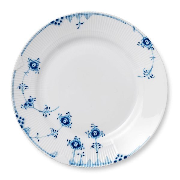 Royal Copenhagen Blue Elements Lautanen L Sininen / Valkoinen