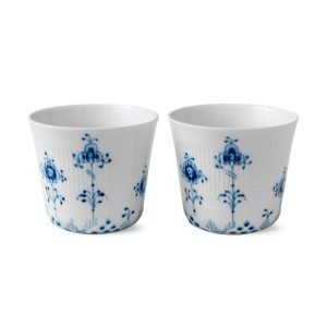 Royal Copenhagen Blue Elements Mukit Sininen / Valkoinen 25 Cl 2 Kpl