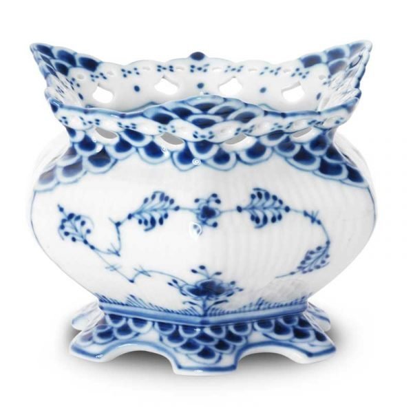 Royal Copenhagen Blue Fluted Full Lace Sokerikulho 14 Cl