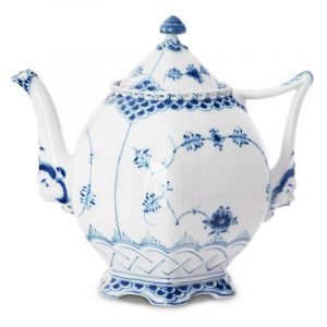 Royal Copenhagen Blue Fluted Full Lace Teekannu 100 Cl