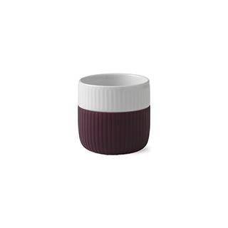 Royal Copenhagen Fluted Contrast Espressomuki Plum Punavioletti