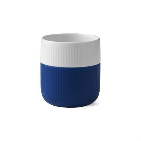 Royal Copenhagen Fluted Contrast Muki Mega Blue Tummansininen