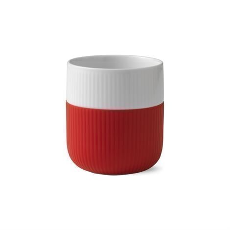 Royal Copenhagen Fluted Contrast Muki Scarlet Red Punainen