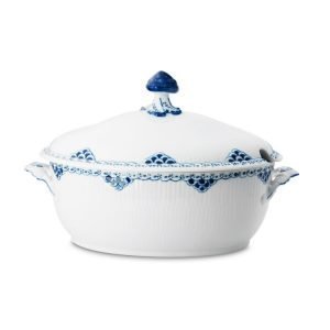 Royal Copenhagen Princessa Keittoterriini Kannellinen Soikea Sininen 200 Cl