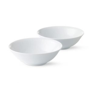 Royal Copenhagen White Fluted Kulho 35 Cl 2-Pakkaus