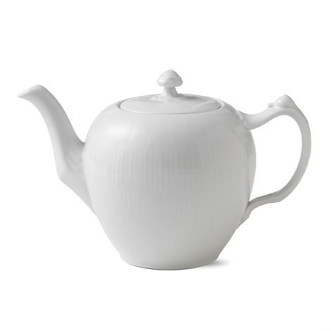 Royal Copenhagen White Fluted Teekannu 100 cl