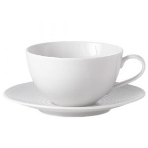 Royal Doulton Maze White Aluslautanen Espressokupille