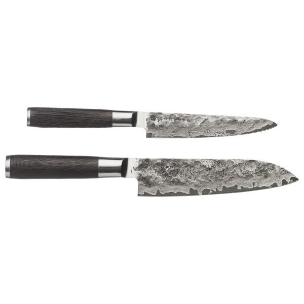 Satake Kuro Veitsisetti Santoku Petty Teräs 18 Cm