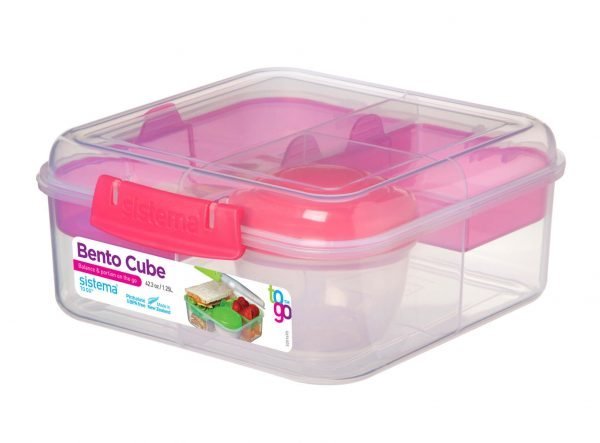 Sistema Bento Cube To Go Eväsrasia Värilajitelma 1.25 L