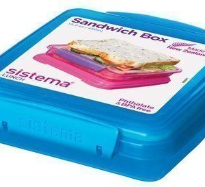 Sistema Lunch 2016 450ml Sandwich Box Coloured