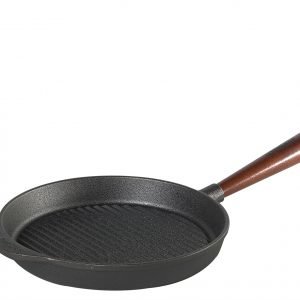 Skeppshult Grillipannu Puukahvalla Valurauta 25 Cm
