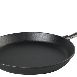Skeppshult Paistinpannu Teräskahvalla Valurauta 36 Cm