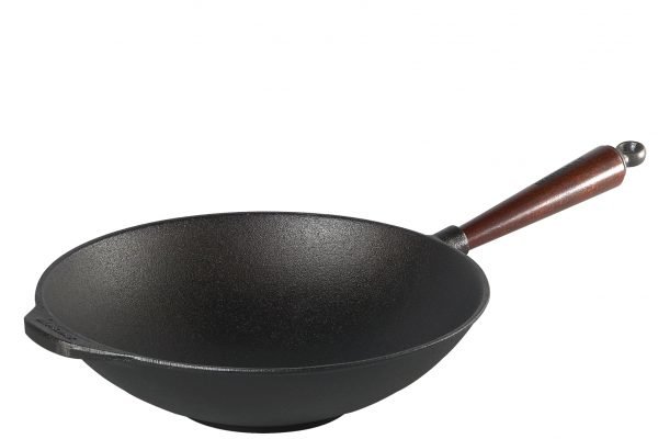 Skeppshult Wokkipannu Puukahvalla Valurauta 30 Cm 3.5 L