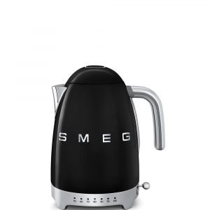 Smeg Vedenkeitin Säädettävä Lämpötila Ruostumaton Teräs Musta 1.7 L