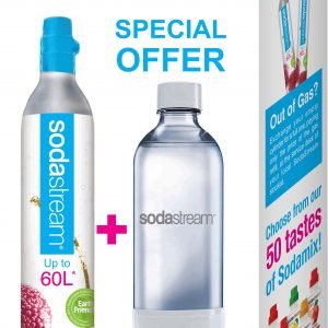 Sodastream Hiilidioksidipullo Ja Juomapullo Lisäosasetti