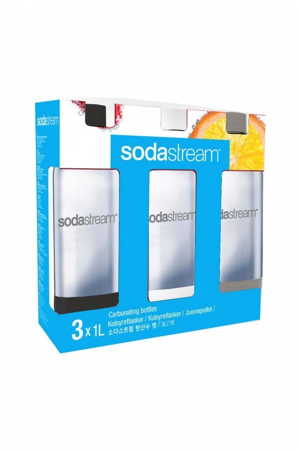 Sodastream Pet Pullo 3 Kpl 1l Sv / Vi / Si