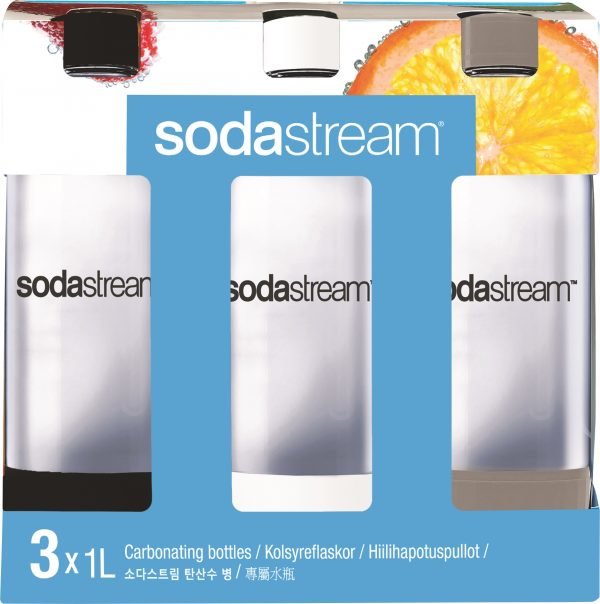 Sodastream Pet Pullo Muovi 1 L 3 Kpl