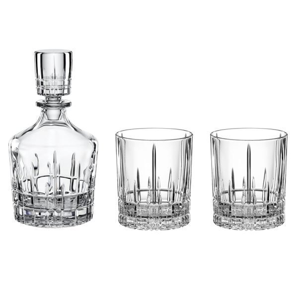 Spiegelau Perfect Serve Whisky Set Kirkas 3-Osainen