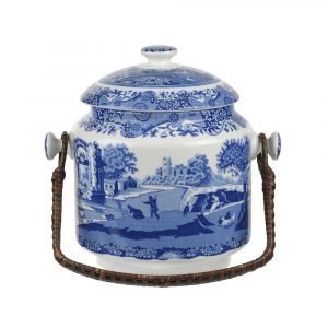 Spode Blue Italian Anniversary Keksipurkki 23 Cm