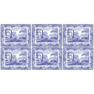 Spode Blue Italian Pöytätabletti 305x230 Mm 6 Kpl