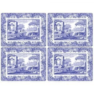 Spode Blue Italian Pöytätabletti 401x290 Mm 4 Kpl