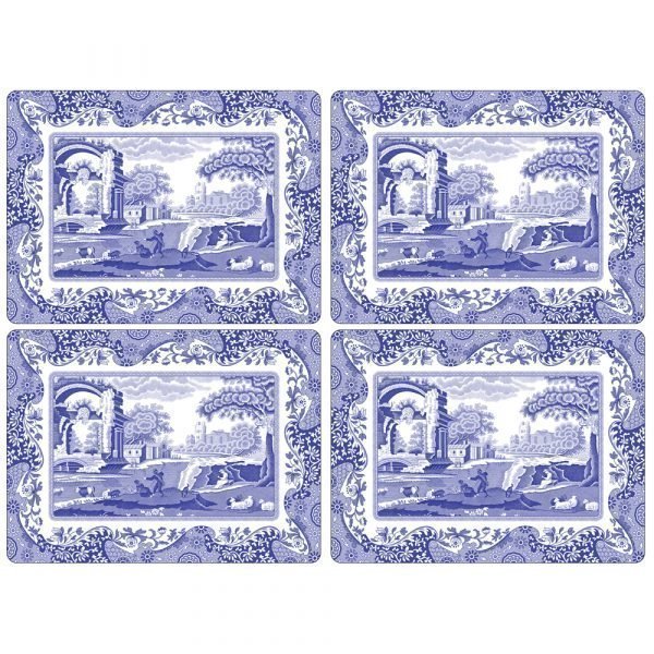 Spode Blue Italian Pöytätabletti 401x290 Mm 4 Kpl