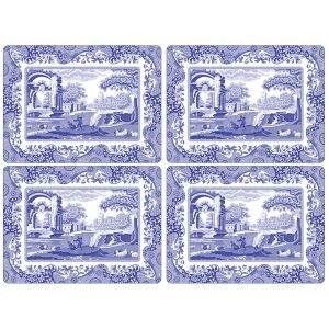 Spode Blue Italian Pöytätabletti 40x29 Cm 4 Kpl