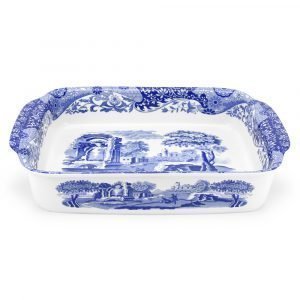 Spode Blue Italian Suorakaiteinen Kulho 380x300 Mm