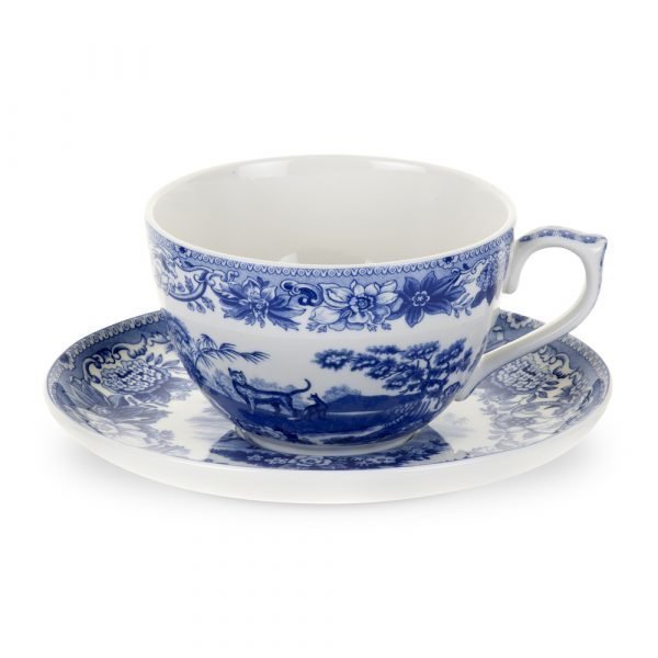 Spode Blue Room Jumbokuppi Ja Aluslautanen Aesop's Fables 560 Ml